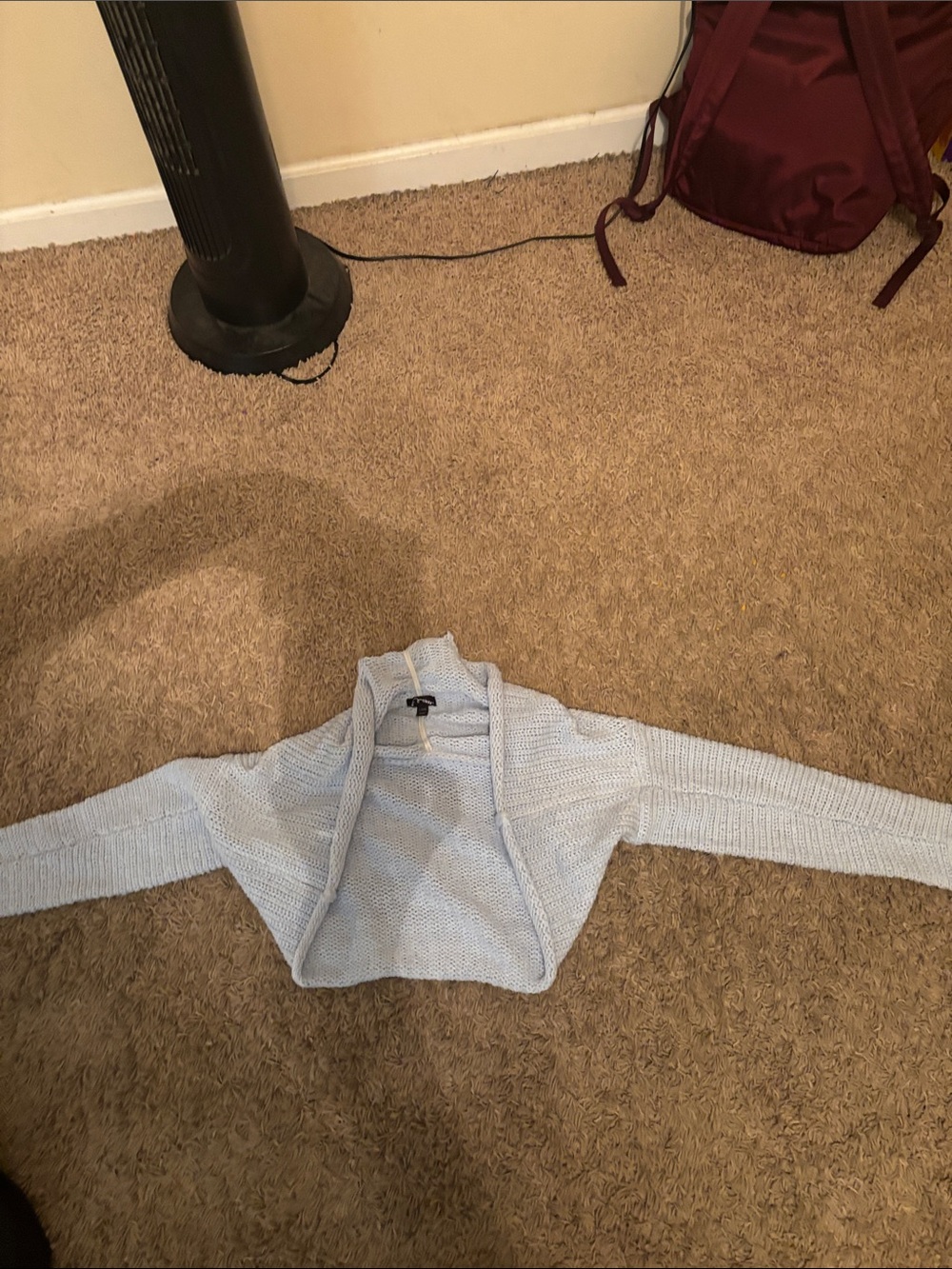 Target Light Blue Knit Kids Bolero Sweater